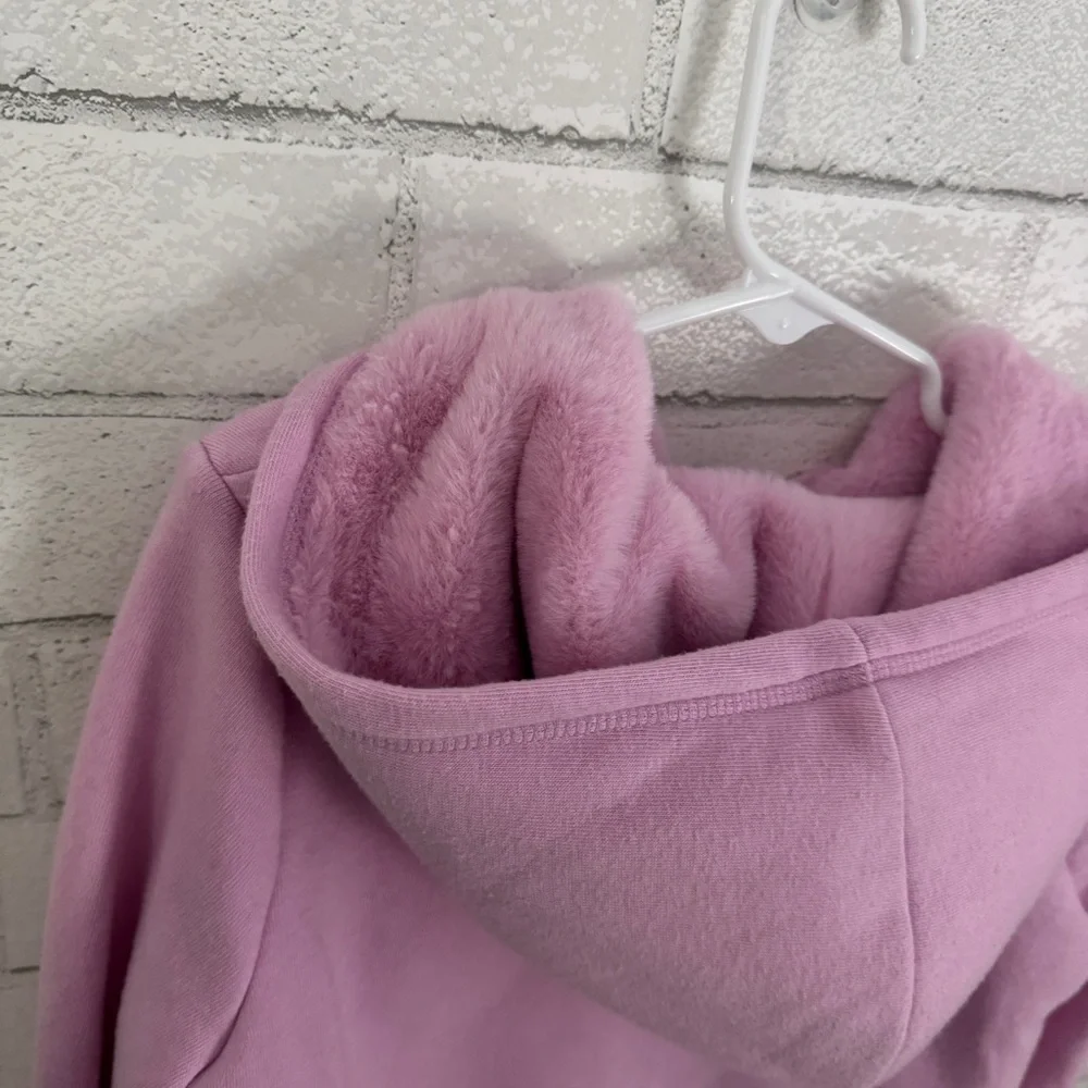 OSHKOSH B’GOSH Lilac Lined Zip Up Hooded Sweater